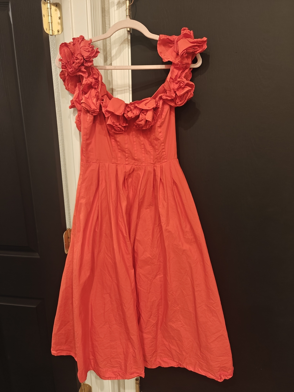 The Corina Ruffled Dress by the brand Maeve